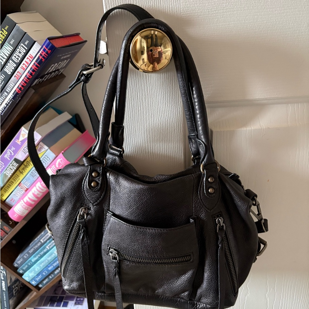 We The Free Black Crossbody Bag